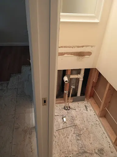 Restoration equipment on a Dallas job