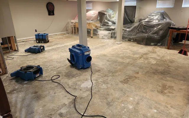 Sump Pump Failure Flooding in Dallas, TX