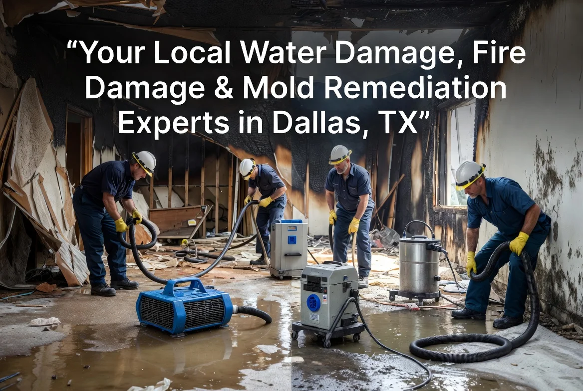 Your Local Water Damage, Fire Damage & Mold Remediation Experts in Dallas, Tx