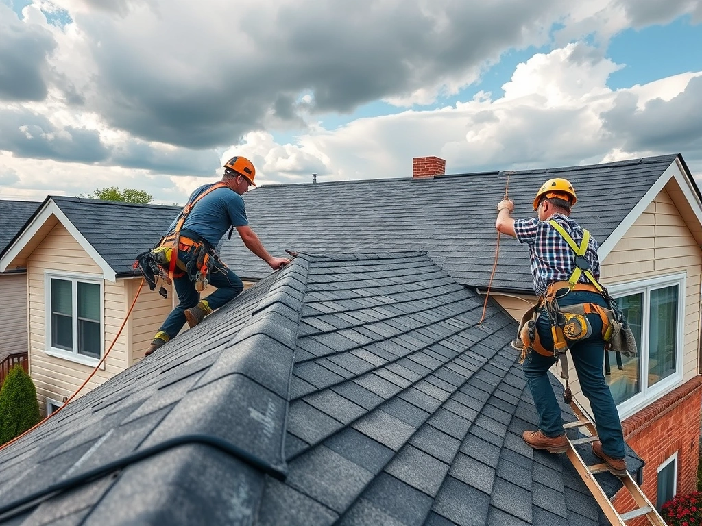 Storm damage repair service