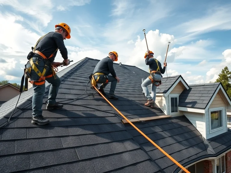 Storm damage repair service