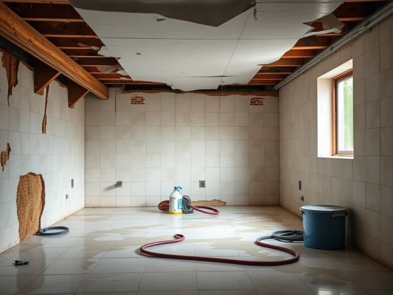 Tile And Grout Water Damage Cleanup